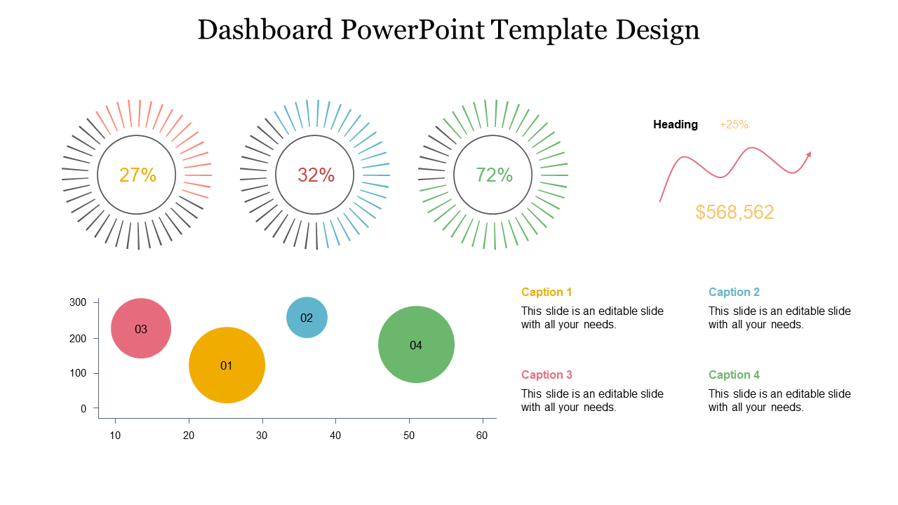 Free Dashboard PowerPoint Template Design